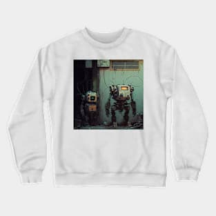 Drawings of robots Crewneck Sweatshirt